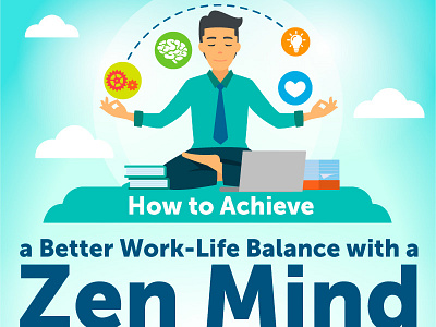 Zen Mind Infographic illustration infographic infographic design statistics vector
