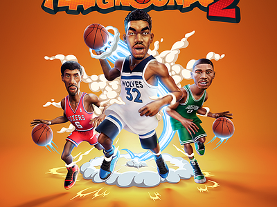 Playgrounds 2 2d 3d basketball cartoon nba