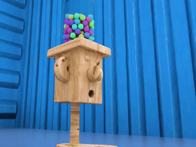 Mr. Gumball 3d 3danimation animation blender cartoon character composite dribbble gif gum invite loop model motion graphics premierepro production render shot sound design wood