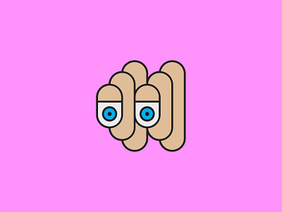 Elephant Eyes art color contemporary cute fun illustration pop