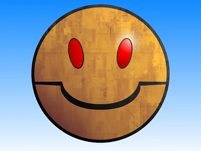 Bot Smiley bot cartoon mecha robot smiley