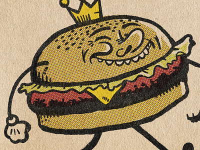 Burger time burger debaser procreate