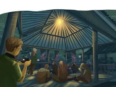 monica story | homepage design illust illustration landingpage source ui ux