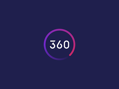 360 Media 360 agency circle logo media