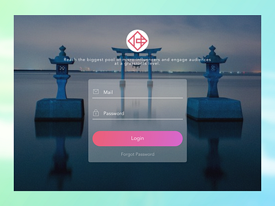 VisitJapan UI Login page design japan login ui