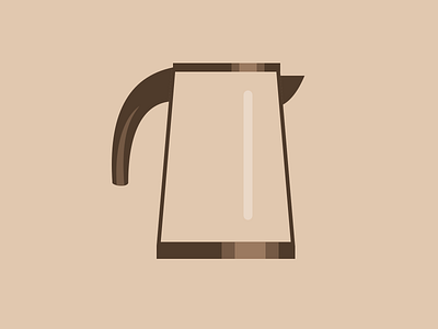 022 / 365 My trusty kettle dailychallenge flat flatillustration illustration illustration365 illustrationchallenge kettle practice vector