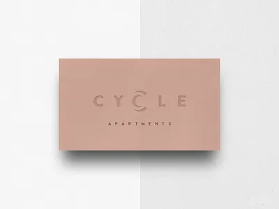 Cycle Apartments architecture brand identity branding business card hannah purmort logo logo design minimal print design typography