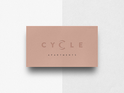 Cycle Apartments architecture brand identity branding business card hannah purmort logo logo design minimal print design typography