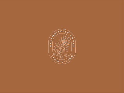 Submark design for a brand refresh alternate marks brand design brand development branding illustration logo design logo suite mauritius palm leaf slow living submark terracotta