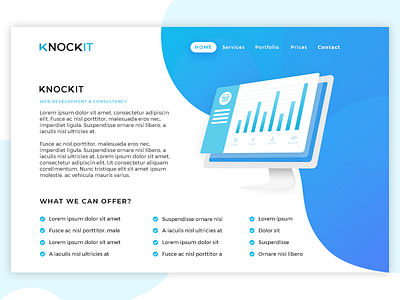Landing Page Design clean design icons illustration isometric lading page logo page ui ux web website