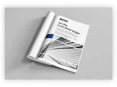 Krom Brochure brand branding brochure design identity marketing