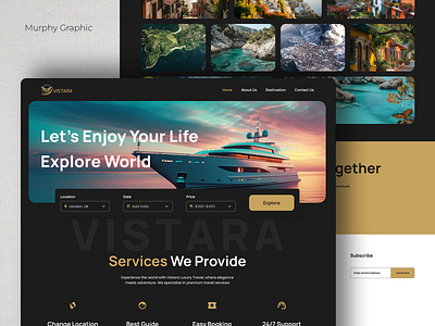 Vistara Website Ui Design branding design logo luxury minimal minimal ui design modern ui ux visual identity website