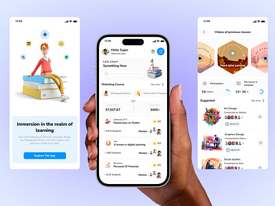 E-learning Mobile App america app banking mobile app e learning mobile app fintec mobile app graphic design illustration learning app logo design mobile mobile app pet mobile apps podcast mobile app trending concept design trending des trending design trending mobile trendings ui ux