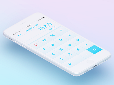 Daily UI 004 - Calculator calculator daily ui design ui