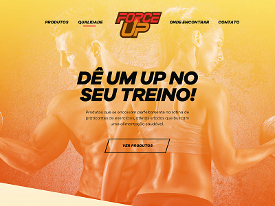 Website ForceUp brazilian nut braziliandesigner fitness forceup one page one page site pasta de amendoim responsive responsive design