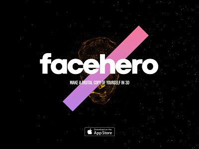 Facehero for Behance 3d app breezy facehero ios scan