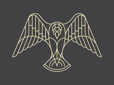 Coffee Origin - Colombia coffee condor illustration