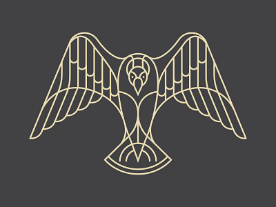 Coffee Origin - Colombia coffee condor illustration