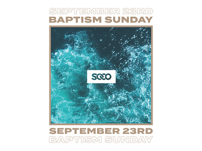 Sunday Sunday Sunday arkansas church church design design graphic layout nwa photo photoshop print type water