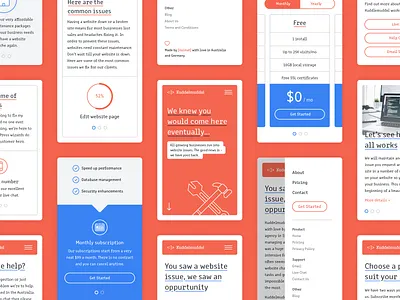 Kuddelmuddel Site - Mobile design mobile site ui ux website