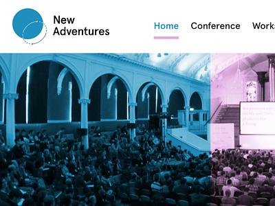 New Adventures rebrand apercu design logo naconf new adventures typography