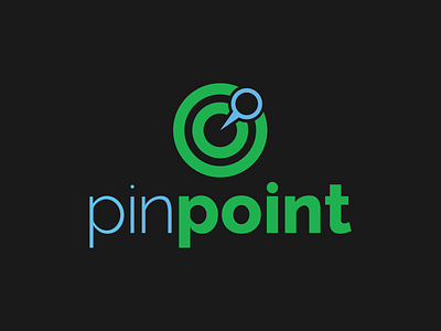 Pinpoint App Logo badge branding design flat graphic design graphic art icon illustration illustrator logo minimal type typography ui ux vector