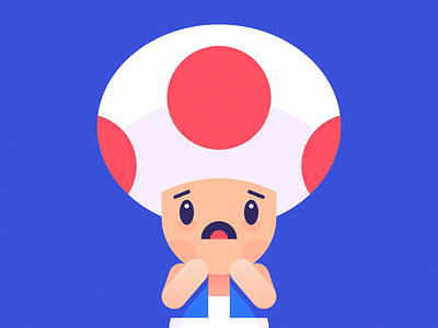 Toad helmet illustration mariokart mushroom nes nintendo toad trump