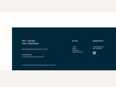 Footer design ui