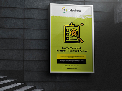 Talentera banner advertising banner banner ad banner ads brandidentity branding typogaphy