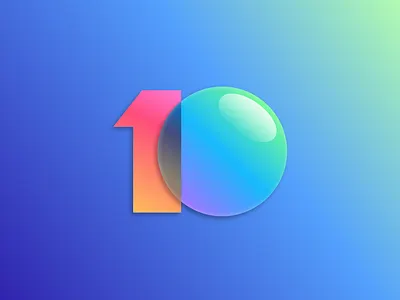 MIUI 10 Logo android design logo miui phone sketch app vector xiaomi