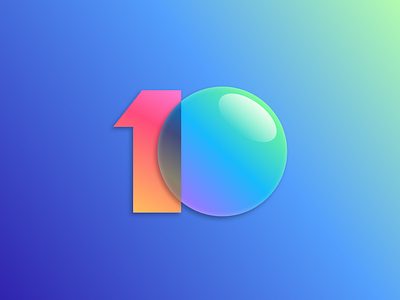 MIUI 10 Logo android design logo miui phone sketch app vector xiaomi