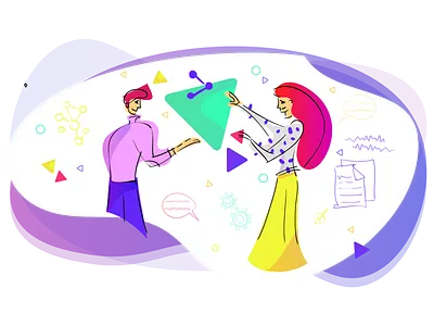 Illustration for Salescamp design illustration vector web web illustration