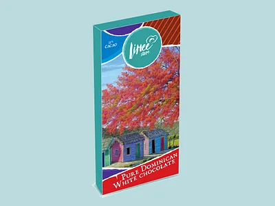 Package Design White Chocolate Box graphic design illustrator package design photoshop