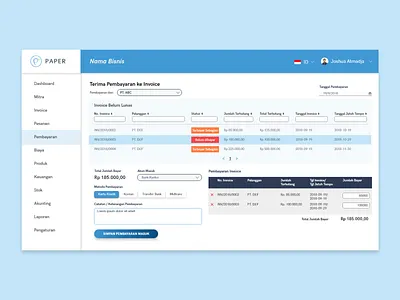Create Payment Page - Paper.id ui uiux ux ux design