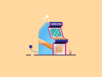 Arcade Fun !! arcade art color design fun game illustration texture