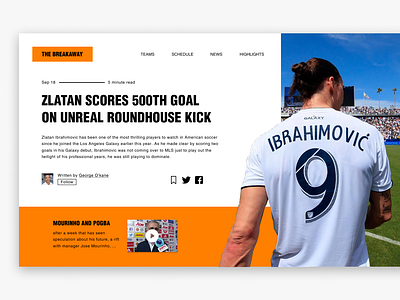 #DailyUIChallenge_003 | Landing Page daily design figma landing page soccer ui