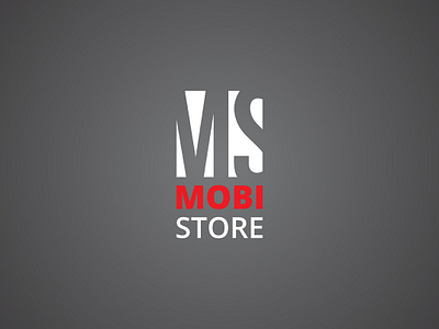 MobiStore Logo branding design illustration logo ui vector