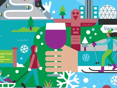 AIRNZ ILLUSTRATION 2 graphics illustration people vector