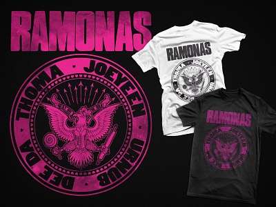 Ramonas Emblem branding branding design logo logo design t shirt design