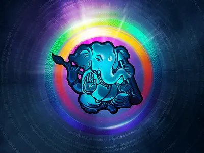 Ganesha design ganesha graphics illustration indian photoshop