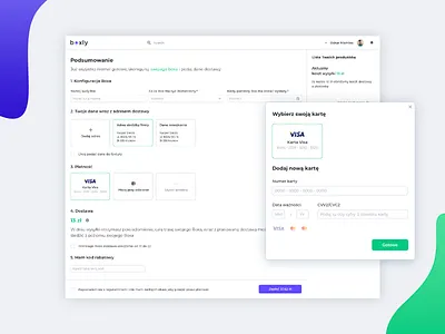 Summary Page - Boxly app design interface page ui ux web
