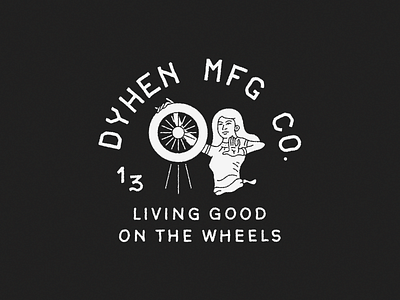 Dyhen Manufacturing Co. branding branding design design graphic design hand made illustration vintage
