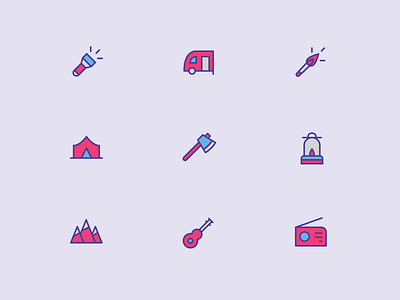 Icon Pack adventure design icon illustration illustrator pack travel ui website