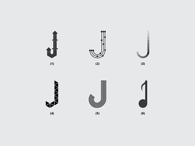 Letter J branding creative design dribbble flat font icon illustration j lettering logo minimal monogram typography vector