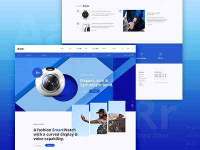 E-lab - eCommerce PSD Template ecommerce electronics modern psd shop store