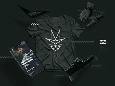 T Shirt Cosmo CAT animal black white cat color block screen style texture tshirt typography ui design vector