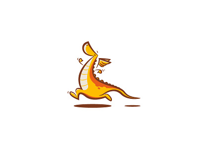 Dragon run dragon illustration marathon running