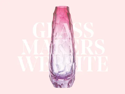 Moser Website art colors design glass luxury product typography ui ux vase website