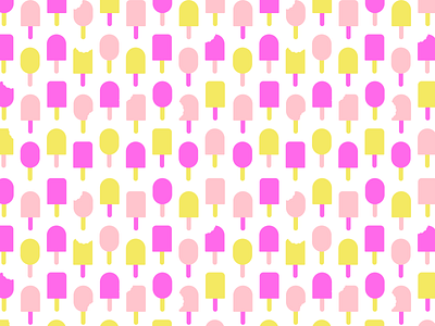 Glace Treat Truck branding design ice cream icon illustration logo popsicles shapes treats
