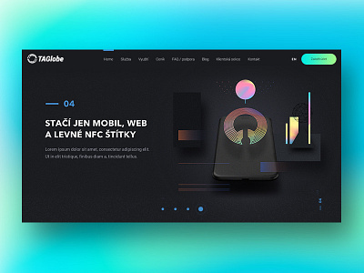 TAGlobe header _04 abstract abstract art gradient graphic design hero illustration slider vector web webdesign